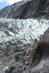 Échelle sur Franz Josef